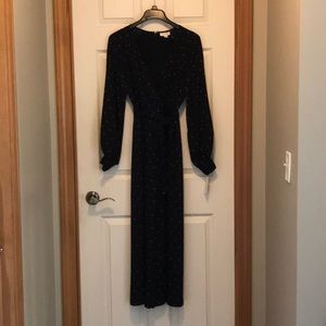 Maison Jules black/ladybugs pantsuit